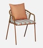 Olson Metal Outdoor Chair In Black Colou