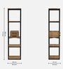 Olson Oak Wood Book Shelf In Natural Finish