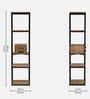 Olson Oak Wood Book Shelf In Natural Finish
