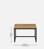 Olson Oak Wood Coffee Table In Natural Finish