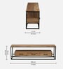Olson Oak Wood TV Unit In Natural Finish