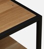 Olson Oak Wood TV Unit In Natural Finish With Storage