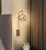 Oltre Modern Decorative Wall Lamp | Gold Finish Bedside Wall Light | Stylish Wall Mounted Lamp for Living Room, Bedroom & Office | Designer Home D cor Lighting