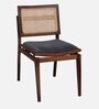Olvie Sheesham Wood Dining Chair In Grey Color