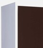 Olymipia Metal 2 Door Wardrobe in Brown & White Finish