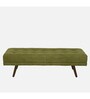 Olympia Fabric Bench in Olive Green Colour