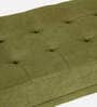 Olympia Fabric Bench in Olive Green Colour
