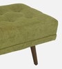 Olympia Fabric Bench in Olive Green Colour