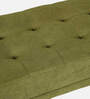 Olympia Fabric Bench in Olive Green Colour