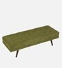 Olympia Fabric Bench in Olive Green Colour