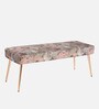 Olympia Velvet Bench in Multiprint Colour