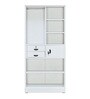 Olympus 2 Door Almirah in Voilet & White Colour