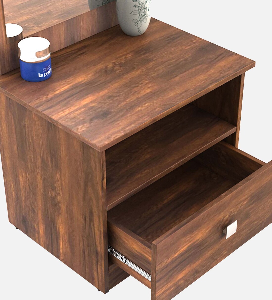 Buy Omega Dressing Table in Natural Teak Colour at 22% OFF by A