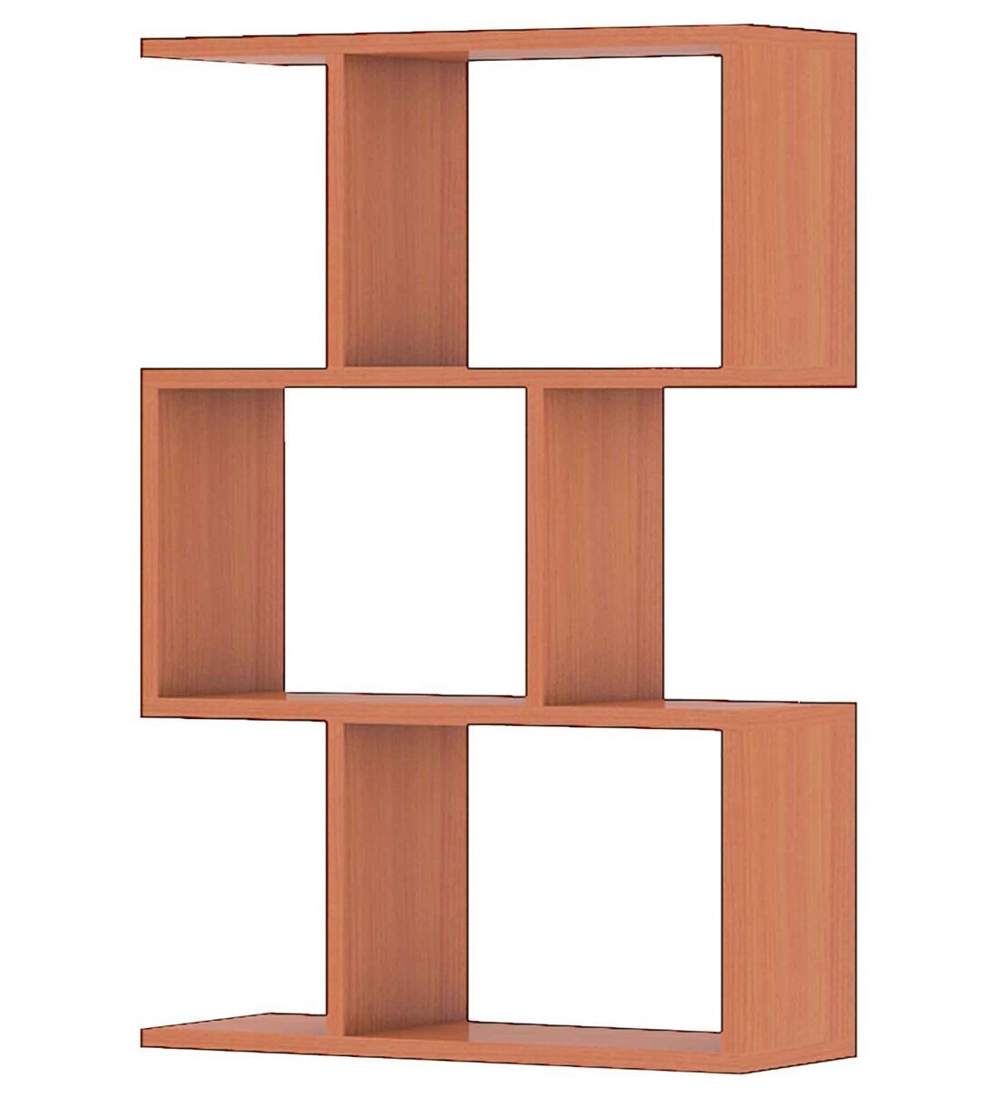 Buy Omega Engineered Wood Wall Shelf In Cherry By Klaxon Online