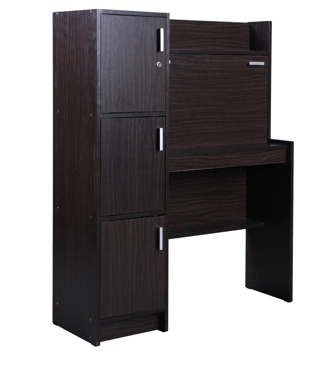 Buy Omura Study Table with in Wenge Finish by Mintwud Online