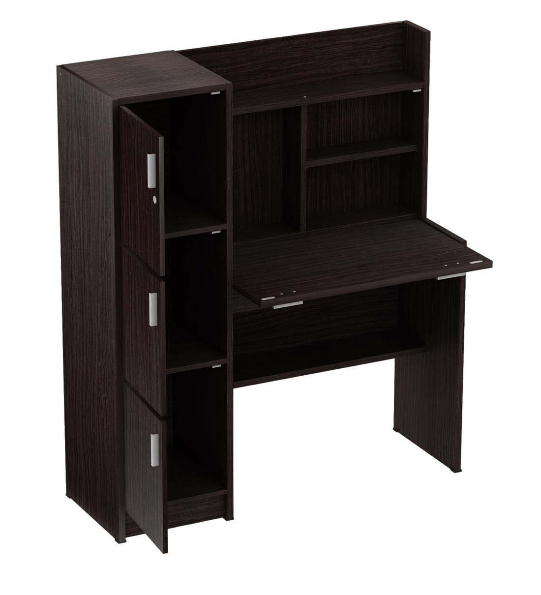 Buy Omura Study Table with in Wenge Finish by Mintwud Online