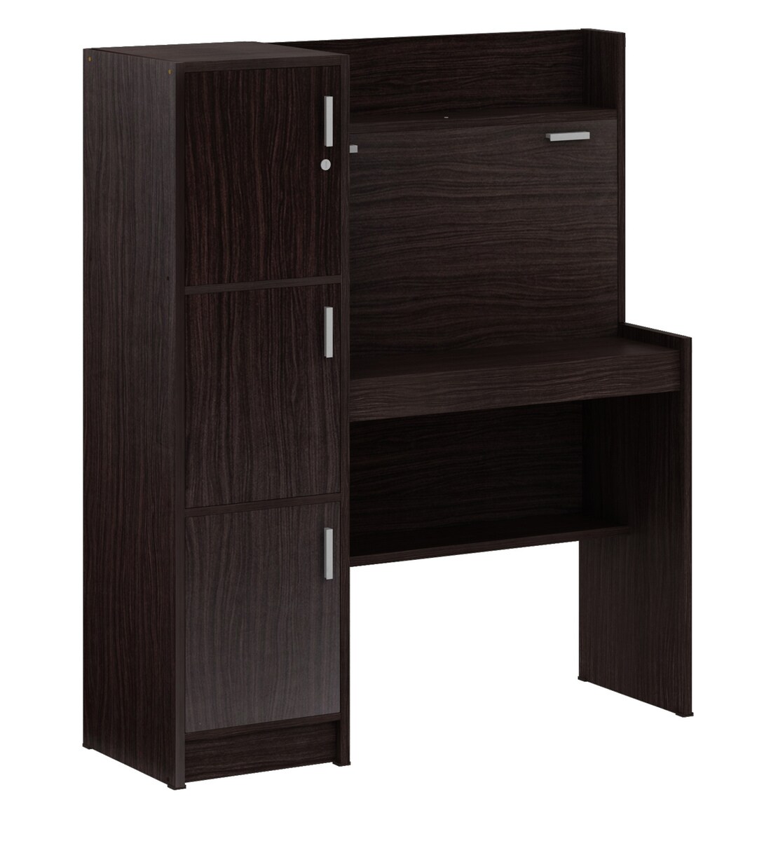 Buy Omura Study Table with in Wenge Finish by Mintwud Online