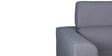 Omega Fabric 3 Seater Sofa In Grey Colour With Adjustable Headrest