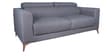 Omega Fabric 3 Seater Sofa In Grey Colour With Adjustable Headrest