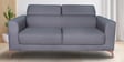 Omega Fabric 3 Seater Sofa In Grey Colour With Adjustable Headrest