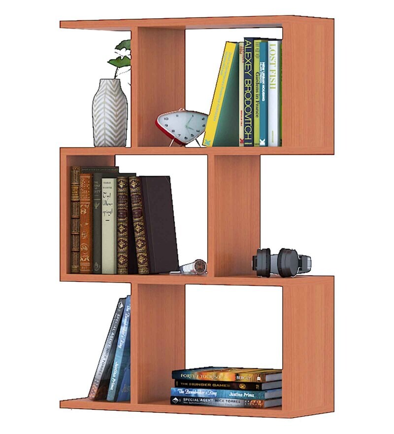 Buy Omega Engineered Wood Wall Shelf In Cherry By Klaxon Online