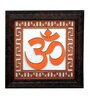 Om Frame Saffron MDF Religious Frame
