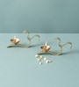 Om Inspired Gold Diyas Set of 2