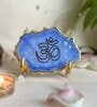 OM Metal Holder with Blue Agate