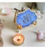 OM Metal Holder with Blue Agate