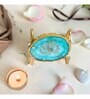 OM Metal Holder with Green Agate