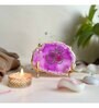 OM Metal Holder with Pink Agate