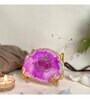 OM Metal Holder with Pink Agate