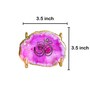 OM Metal Holder with Pink Agate