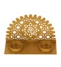 Om Metal Tealight Holder Single