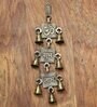Om Shubh Labh Brown Brass Idol