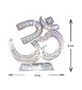 OM Silver Metal Religious Symbol