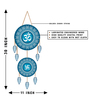 Om Swastik Dreamcatcher Spiritual Wooden Wall Hanging