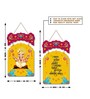 Set of 2  Ganpati Bappa Wooden Wall Hanging