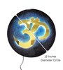 Handcrafted OM Wall Art with LED Backlight (12 Inches)