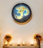 Handcrafted OM Wall Art with LED Backlight (16 Inches)