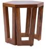 Omak Teak Wood Coffee Table in Natural Teak Finish