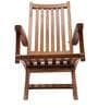 Omak Folding Chair in Natural Teak Finish