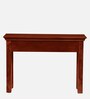 Omsk Sheesham Wood Console Table In Honey Oak Finish