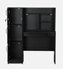 Omura Hutch Desk in Wenge Finish