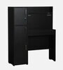 Omura Hutch Desk in Wenge Finish