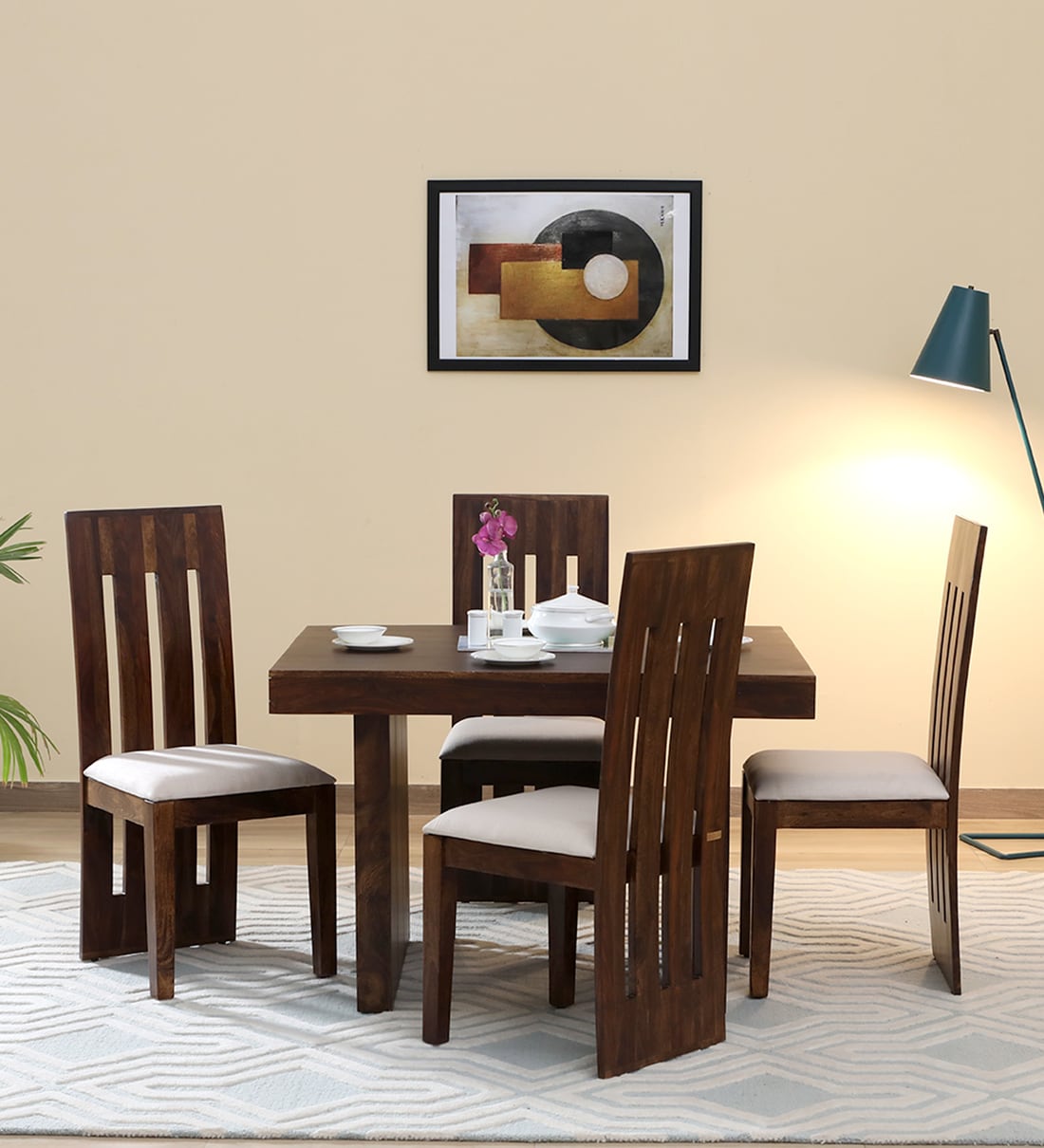 oneill solid wood dining table