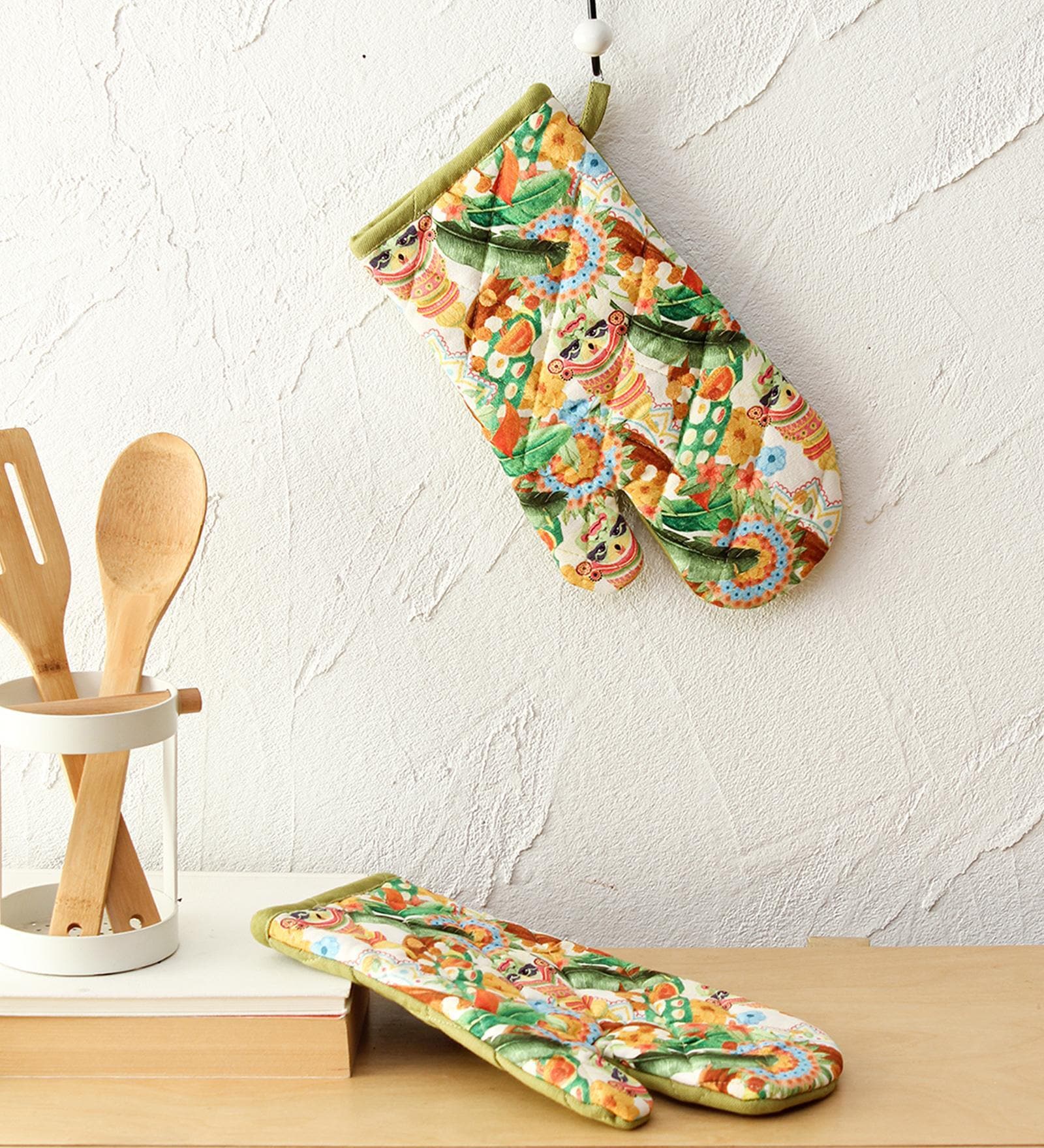 Onam Multi Cotton (Set of 2) Gloves