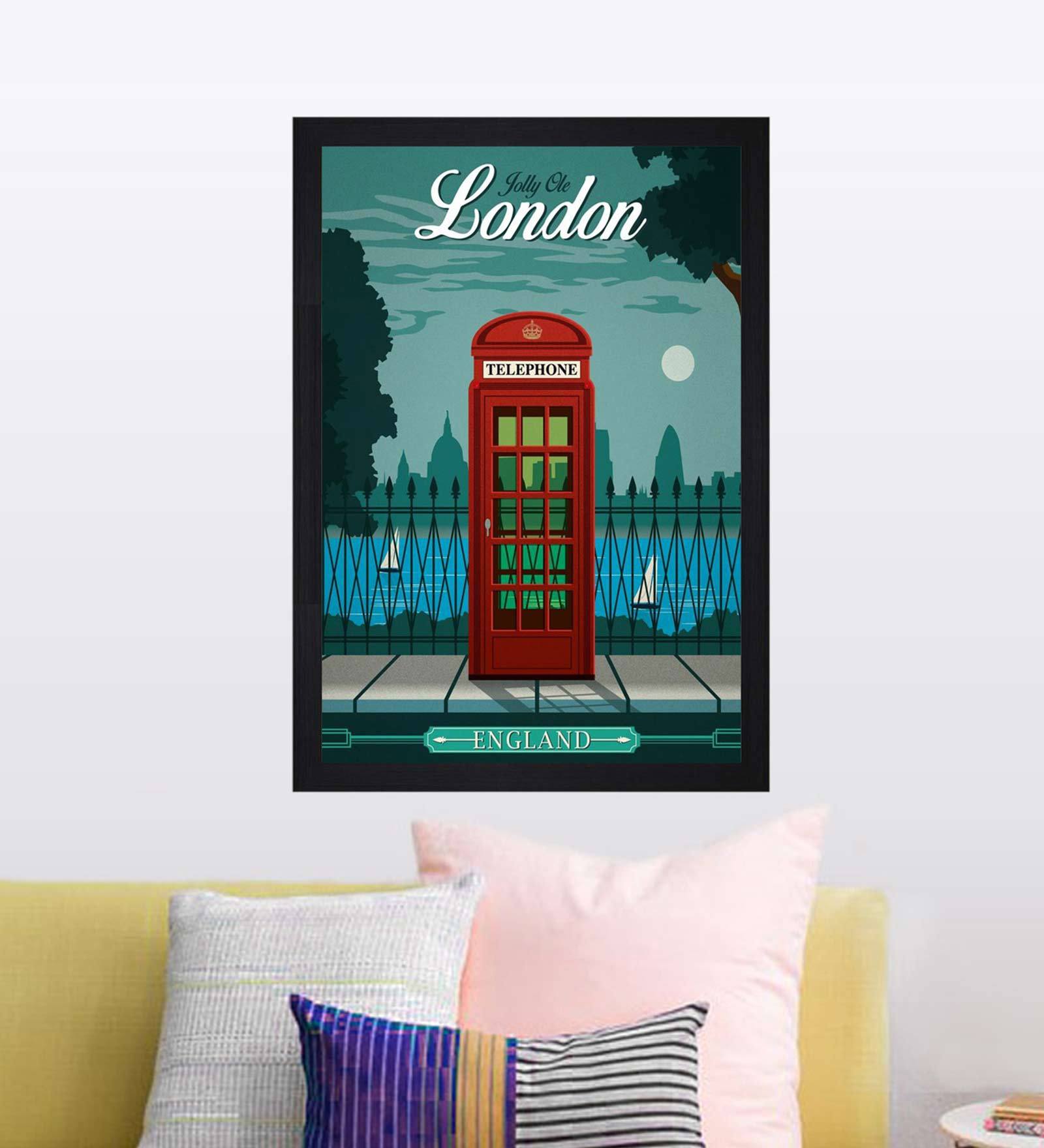 Ontario Framed Canvas Art Print