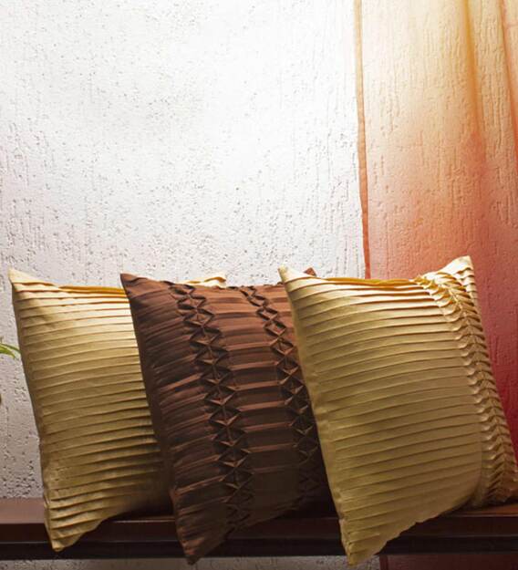 pleated cushion covers