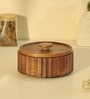Onda Roti Box | Wooden Roti Box with Steel Inner Casserole
